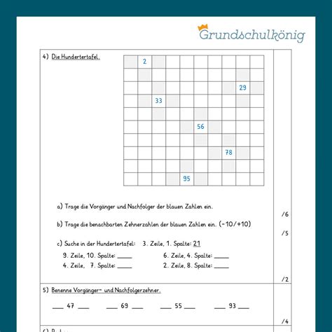 Mathe 2 Klasse Zwei Proben Zahlenoperationen 2 Grundschulkönig Gmbh