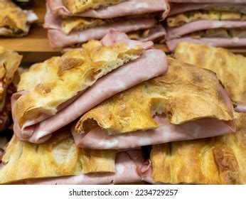 62 Mortadella Focaccia Sandwich Images Stock Photos 3D Objects