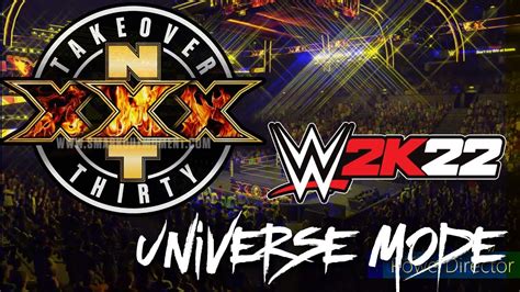 Wwe 2k22 Universe Mode Nxt Takeover 30 Full Show Youtube