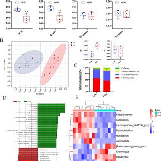 Microbial Composition Changes In Cecal Samples From Lfp And Hfp Hens