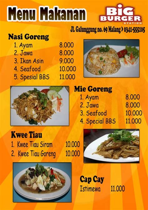 Contoh Brosur Restoran Contoh Spanduk Promosi Makanan Azkaprint