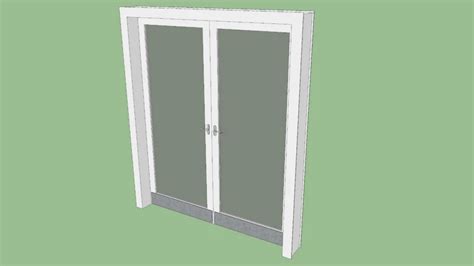 Glass Double Door 3d Warehouse