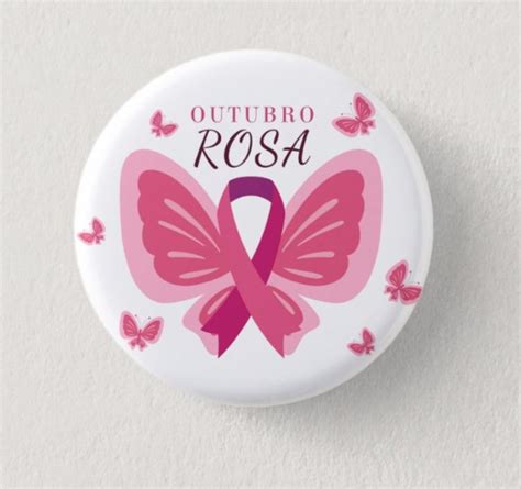 Boton Broche Campanha Outubro Rosa Kit Un Cms Elo