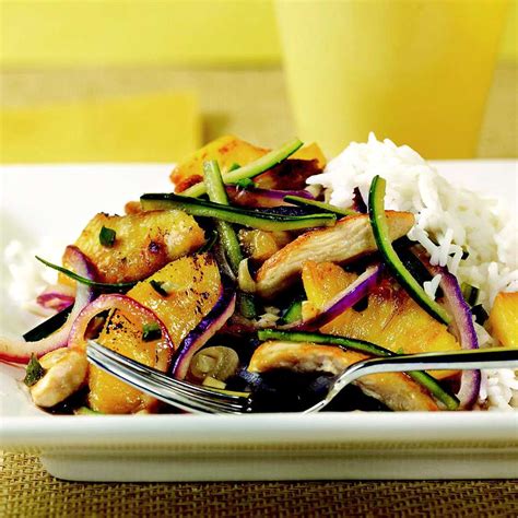 Pineapple Chicken Stir Fry Recipe Eatingwell