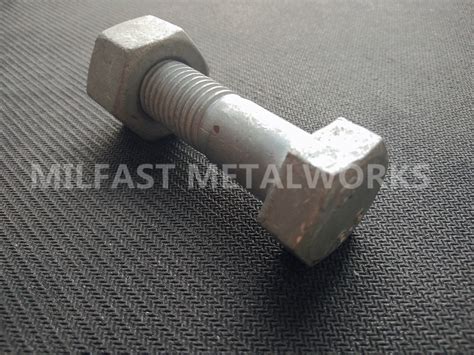 Din Hexagonal Head Bolt With Din Hexagonal Head Nut Hot Dip