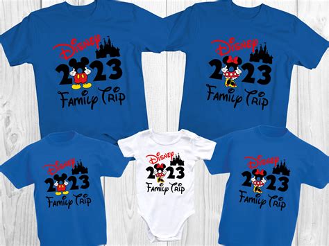 Disney family shirts 2023, Disney Vacation trip, Matching family ...