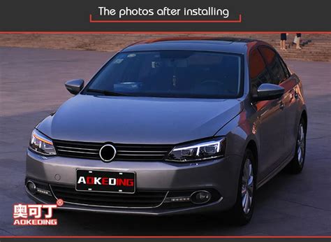 AKD автомобильный Стайлинг для VW Jetta MK6 фары 2012 Angel Eye