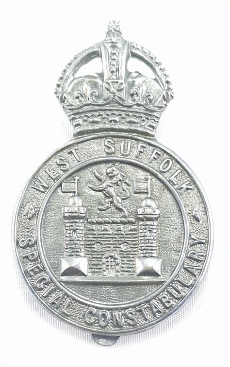 West Suffolk Special Constabulary Cap Badge | Time Militaria