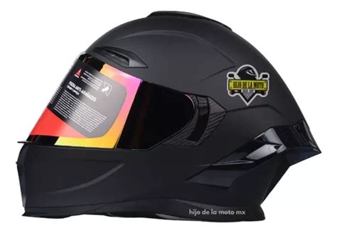 Casco Integral Noss Ns 803 Solid Negro Mate Cuotas sin interés