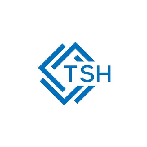 TSH technology letter logo design on white background. TSH creative ...