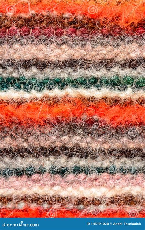 Colorful Knitted Wool Texture Background Pattern With High Resolution