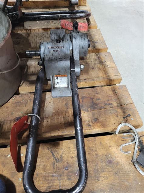 Ridgid 975 Combo Roll Groover And Ridgid 916 Power Driven 46 Off