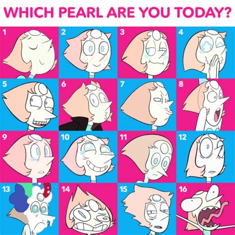 There Is A Pearl Face For Every Mood Steven Universe Know Your Meme