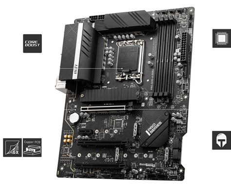 Msi Pro Z690 A Ddr4 Lga1700 Motherboard