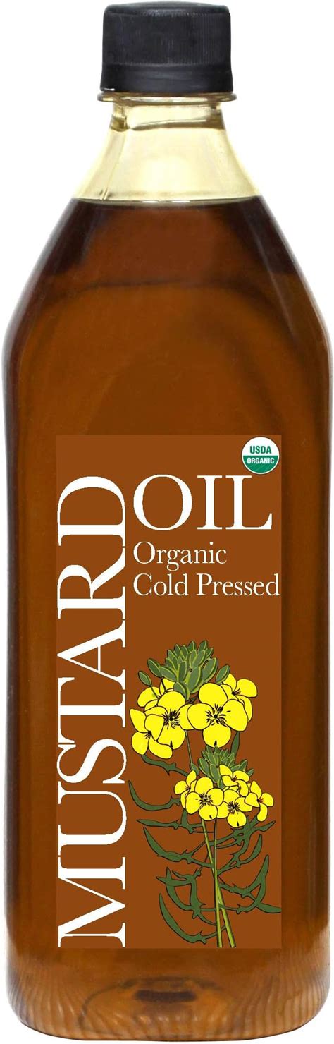 Amazon Jiva Organics Organic Mustard Oil 1 Liter Bottle 33 8