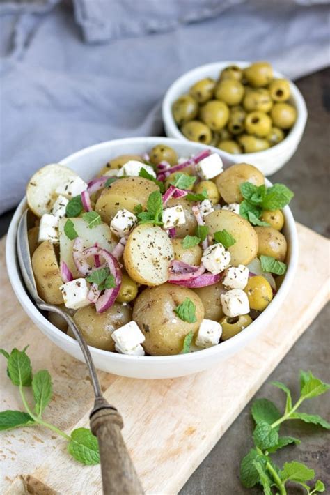 Greek Potato Salad Veggie Desserts