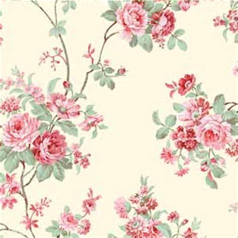 Wallpaper Dinding Korea Motif Bunga Shabby Roll Besar - Motif Bunga Wallpaper Dinding ...