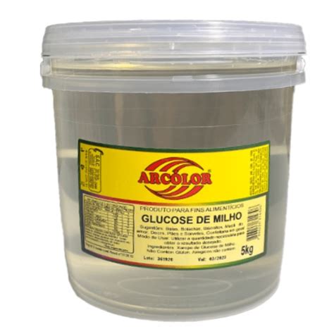 Xarope de glucose de milho 5kg arcolor em Promoção na Americanas