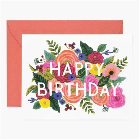 Flowers Birthday Card – Empire Cake