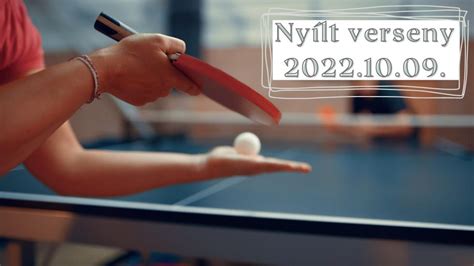 Nyílt Verseny 2022 10 09 Pingpong Vár