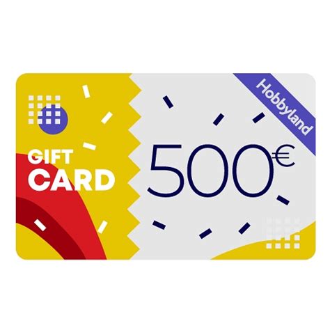 Gift Card 500 Euro Hobbyland