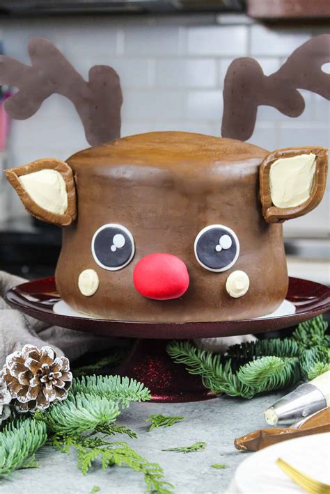 Rudolph Cake Recipe With Detailed Tutorial Chelsweets