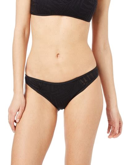 Kup Online Rip Curl Figi Bikini Z Tkanym Wzorem Czarny