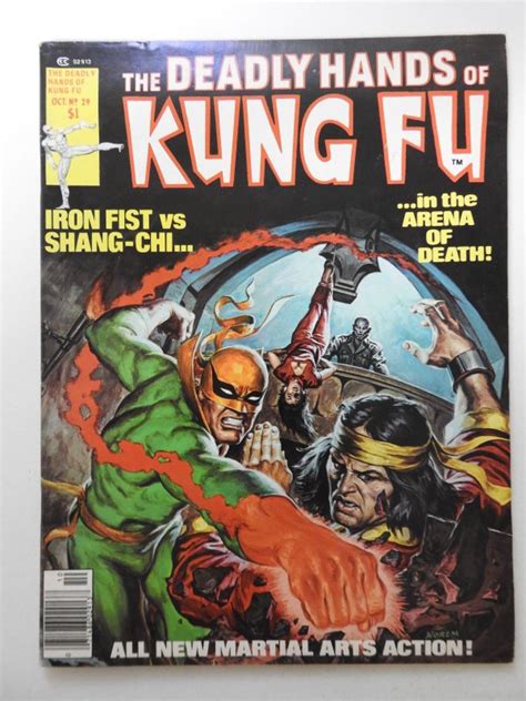 The Deadly Hands Of Kung Fu 29 1976 Beautiful Fine VF Condition