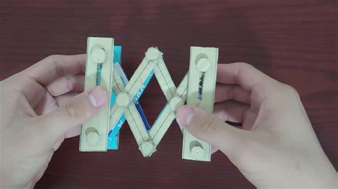 Diy Linkage Mechanism Made From Cardboard Youtube