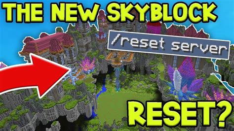 When Is The Next Skyblock Reset Minecraft Skyblock Youtube