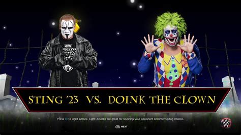 Wwe K Sting Vs Doink The Clown Youtube