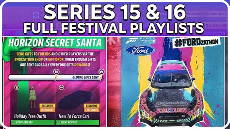 Forza Horizon 5 Series 15 Series 16 Festival Playlists New Cars