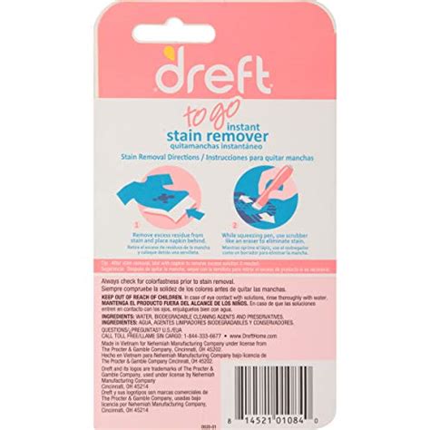 Dreft Stain Remover for Baby Clothes, Fragrance Free and Hypoallergenic ...