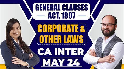 General Clauses Act Ca Inter Law Nov Ca Inter Corporate