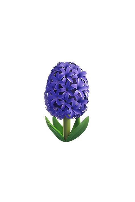 Hyacinth Emoji Emoji Flower Emoji Wallpaper Iphone Purple Wallpaper