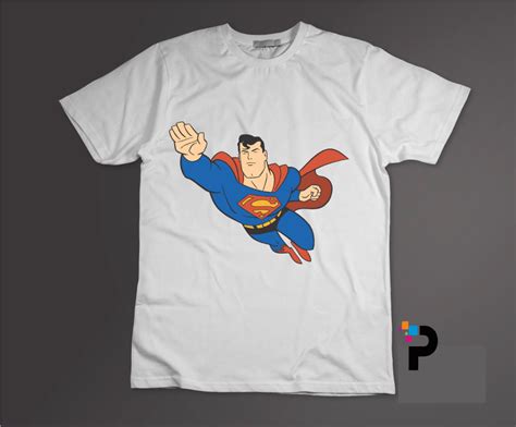 Superman Tshirt Print - Pixolinks