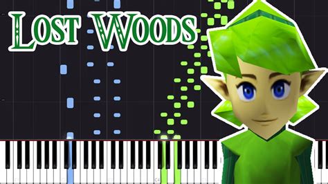 Lost Woods The Legend Of Zelda Ocarina Of Time Piano Tutorial