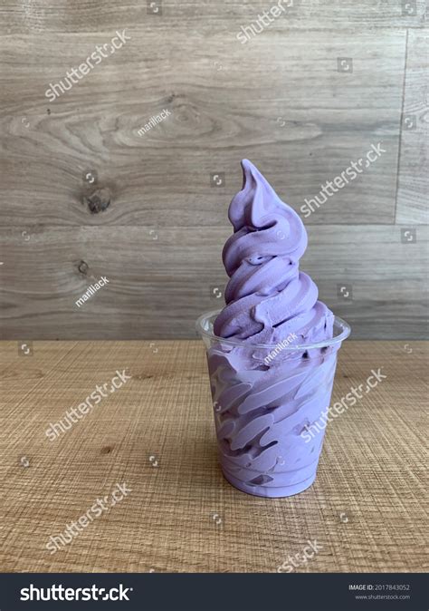 Ube Ice Cream Purple Yam Stock Photo (Edit Now) 2017843052