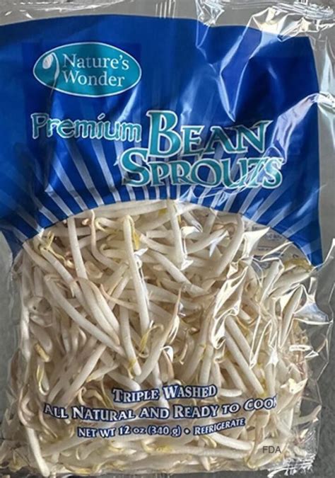 Natures Wonder Mung Bean Sprouts Recalled For Listeria