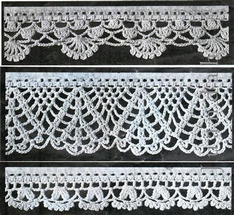 Entire Book Of Vintage Crochet Edgings 1940s Pdf Patterns 47 Etsy