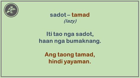 Tagalog Ilocano Phrases With English Translation Lesson 3 42 Off