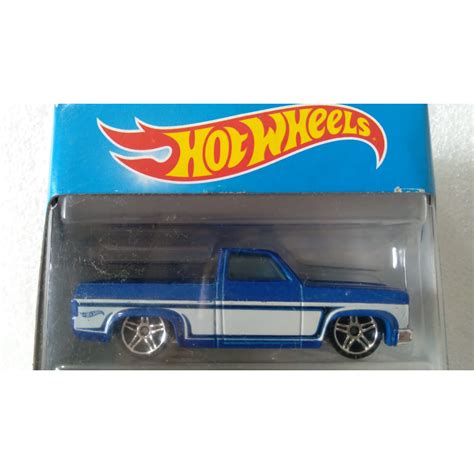 Hot Wheels Pickup Chevy Silverado Pack Hot Trucks Azul Loose