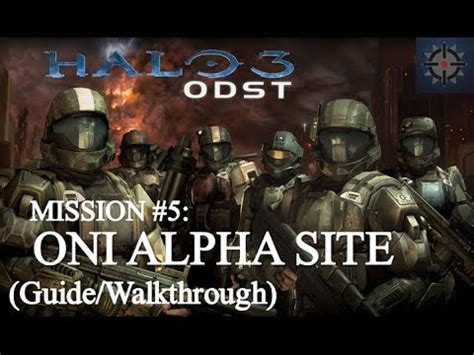 Halo 3 ODST ONI Alpha Site Guide Walkthrough YouTube