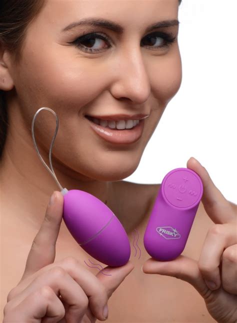 Frisky Scrambler 28x Vibrating Egg W Remote Purple