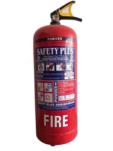 Safety Plus 9kg Abc Stored Pressure Fire Extinguisher For Industrial