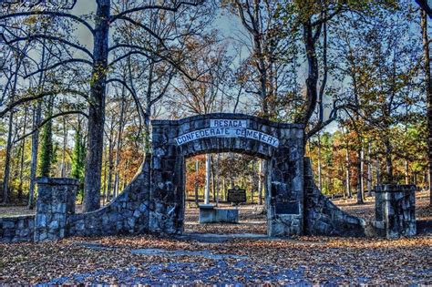 Resaca Confederate Cemetery Ga Cemetery Landmarks Brooklyn Bridge