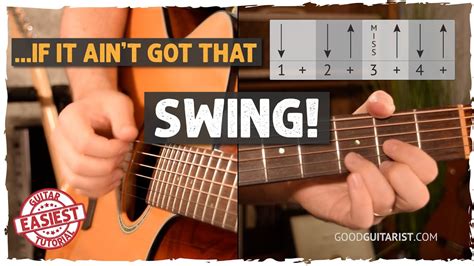 How To Play a SWING RHYTHM On Guitar | Blues, Jazz, Country Chords ...