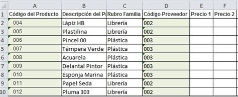 Importar Productos Desde Excel A La Base De Datos Ega Futura Software