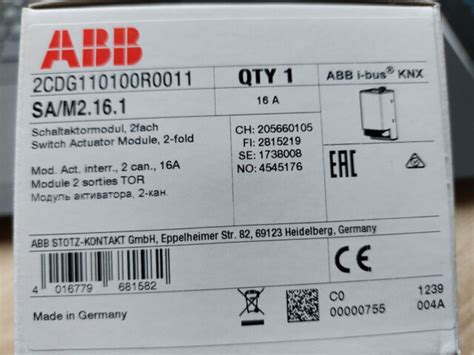 Abb Sa M Schaltaktormodul Online Kaufen Ebay