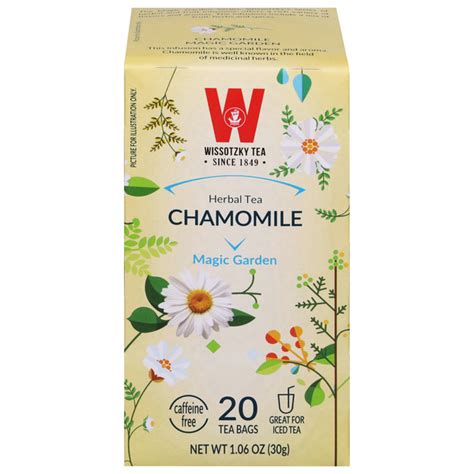 Save on Wissotzky Tea Chamomile Herbal Tea Bags Caffeine Free Order ...